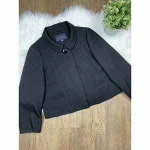 Banana Republic Black Wool Jackie O Classic Blazer